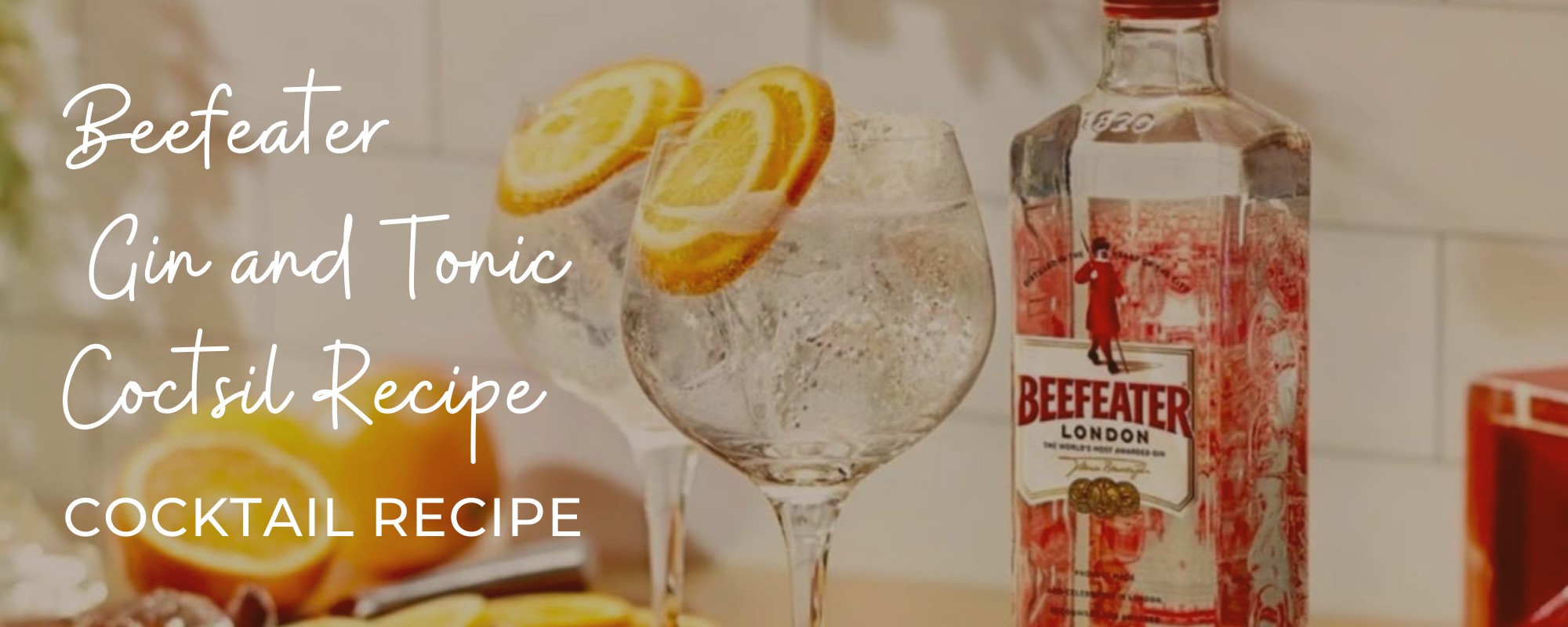 Beefeater D.I.Y Gin and Tonic Cocktail Recipe